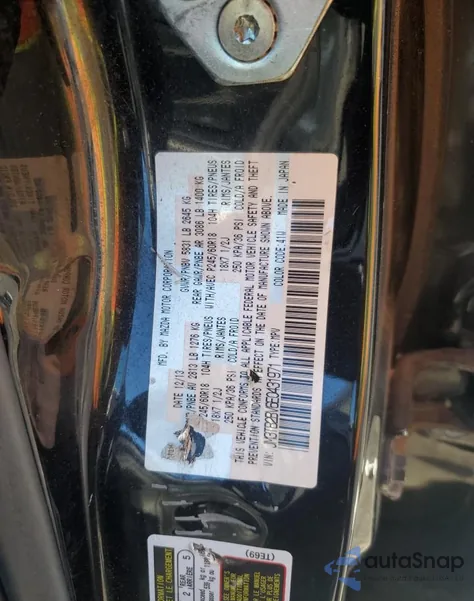 2014 Mazda Cx-9 Sport из США, поврежденный, VIN JM3TB2BV6E0431971